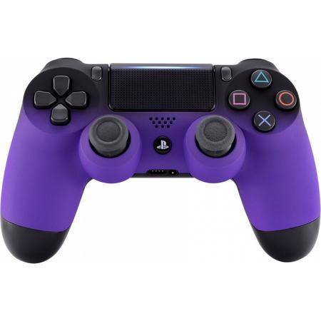 Gradient Soft Touch Zwart / Paars - Custom Sony PlayStation PS4 Wireless Dualshock 4 V2 Controller