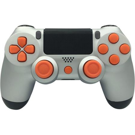 Pumpkin Metal - Custom Sony PlayStation PS4 Wireless Dualshock 4 V2 Controller
