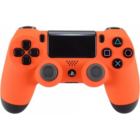 Soft Touch Oranje - Custom PlayStation PS4 Wireless Dualshock 4 V2 Controller