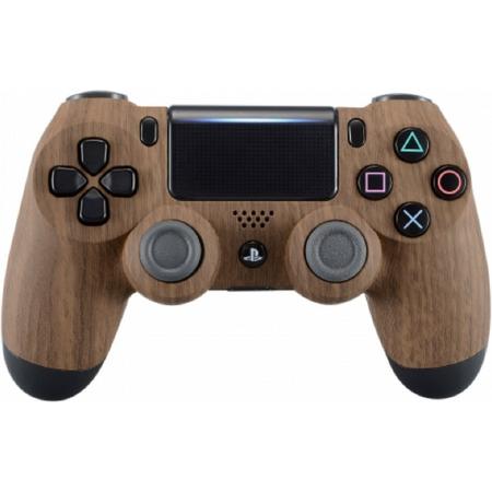 Wood - Custom PlayStation PS4 Wireless Dualshock 4 V2 Controller