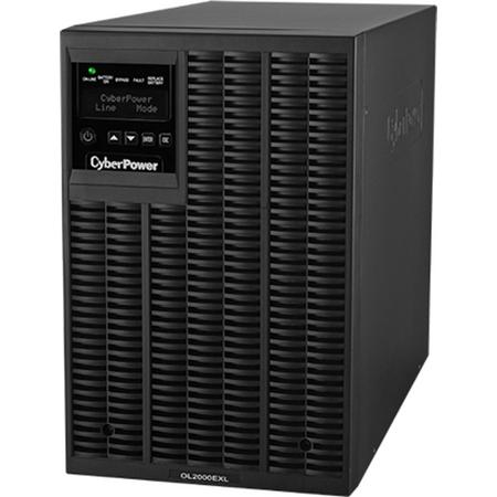 CyberPower OL2000EXL UPS Dubbele conversie (online) 2000 VA 1800 W 10 AC-uitgang(en)