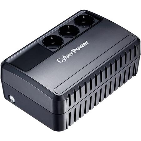 CyberPower BU600E Line-Interactive 600VA 3AC outlet(s) Compact Zwart UPS