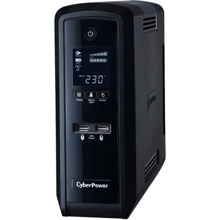 CyberPower CP1300EPFCLCD 1300VA 6AC outlet(s) Compact Zwart UPS
