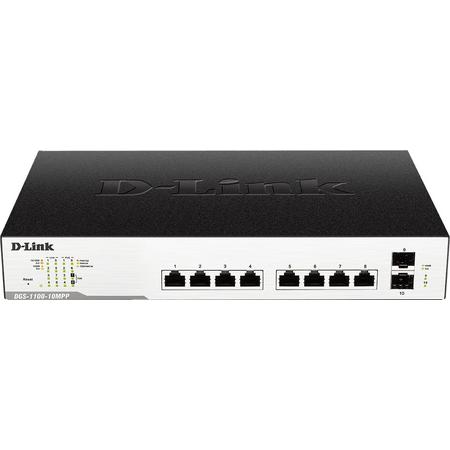 D-Link DGS-1100-10MP netwerk-switch