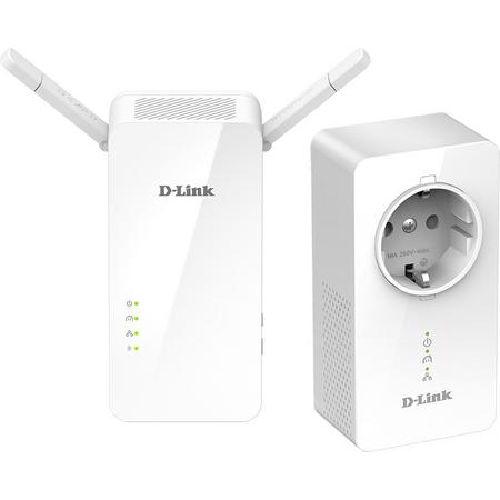 D-Link DHP-W611AV 1000Mbit/s Ethernet LAN Wi-Fi Wit 2stuk(s)