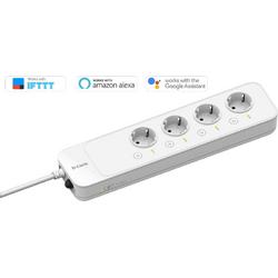 Wi-Fi Smart Power Strip- Remote access from anywhere you have the internet- Multi-devices (4 devices at maximum) on/offwith the free mobile app