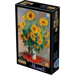 Claude Monet - Boeket zonnebloemen (1000 stukjes, kunst puzzel)