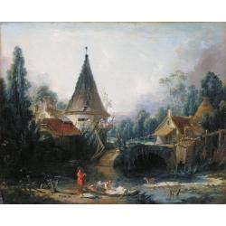 François Boucher: Landscape Near Beauvois 1000 D-Toys