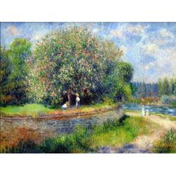 Kunst puzzel Renoir - Bloeiende kastanjeboom (1000)