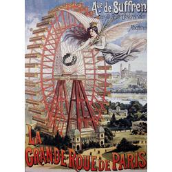 La Grande Roue de Paris Vintage poster legpuzzel 1000
