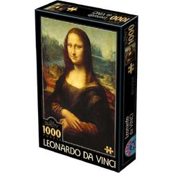 Leonardo daVinci - Mona Lisa (1000 stukjes,   kunst puzzel)