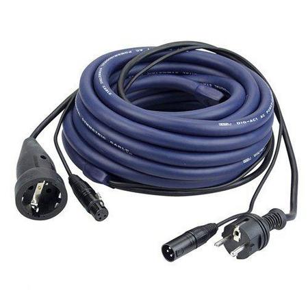 DAP Audio DAP Licht Power/Signaal kabel, Schuko male - Schuko female & XLR male - XLR female, 10 meter Home entertainment - Accessoires