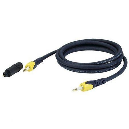 DAP Audio DAP Optische kabel, Mini plug - Mini plug, 75 cm Home entertainment - Accessoires