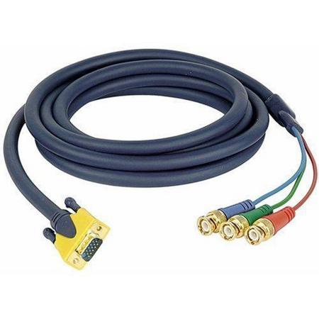 DAP Audio DAP VGA naar 3 x BNC kabel, 1,5 meter Home entertainment - Accessoires