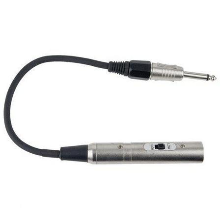 DAP Audio DAP adapter, Jack Male - XLR Male, met impedantie aanpassing Home entertainment - Accessoires