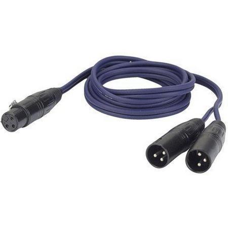DAP Audio DAP kabel, XLR Female - 2 XLR Male, 150cm Home entertainment - Accessoires
