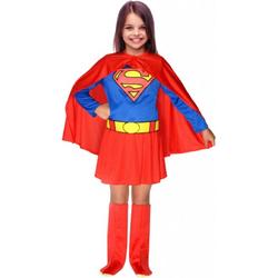 D.C. Comics - Supergirl - Origineel verkleedpak - 3 delig - maat 92-98 - 3-4 jaar