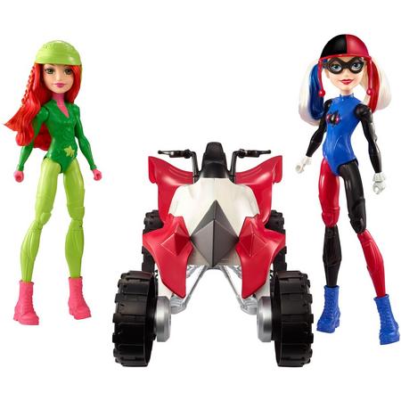 DC Super Hero Girls Quad met Harley Quinn en Poison Ivy