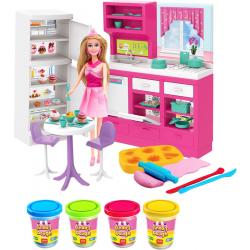 Poppenhuis – Poppenhuis poppetjes – Linda’s keuken klei set – Poppenhuizen – Poppenhuis meubels - Poppenhuis accessoires - Barbie huis – Droomhuis – Klei gereedschap