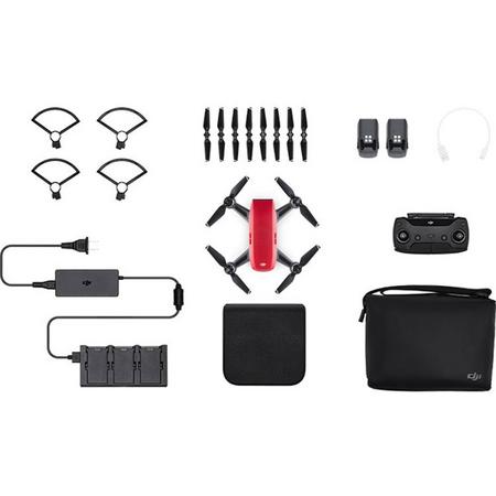 DJI SPARK Lava Red Fly More Combo