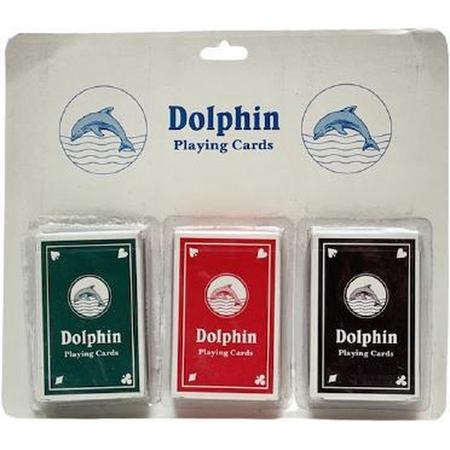 Dolphin Playing Cards Speelkaarten 3-pack