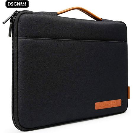 DSGN Laptoptas 14 Inch - Sleeve met handvat - Laptop Case - Bescherming Cover Hoes - Zwart