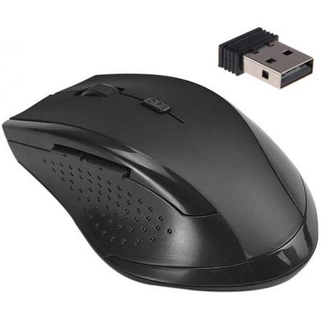 DVSE - Luxe Draadloze optische muis geschikt voor gaming. Fijn in de hand.