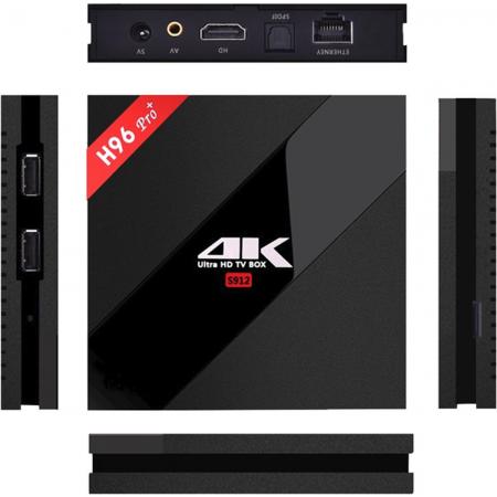 DW4Trading® H96 Pro 3GB/32GB Android TVBox Kodi steamio mediaplayer S912