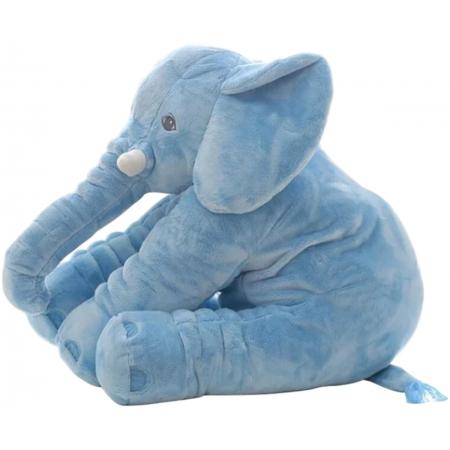 DW4Trading® Knuffel olifant blauw 40 cm