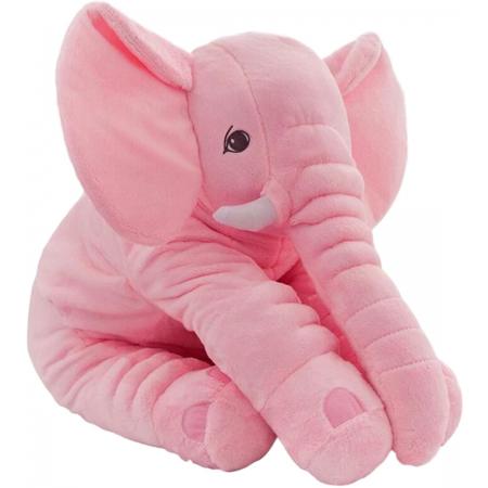 DW4Trading® Knuffel olifant roze 60 cm