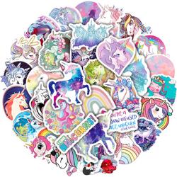 Daily Essentialz Unicorn Stickers - Unicorn Speelgoed - Skate Stickers - Skateboard Stickers - Bullet Journal Stickers - Stickers Laptop - Unicorn Knutselen - 50 stuks