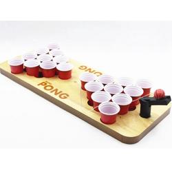 Mini Bier Pong Spel - Inclusief 20 mini Redcups - Bier Pong - Beer pong - Drankspel - Mini Bier Pong Tafel - gezelschapsspel - Party Spel - Daily Playground