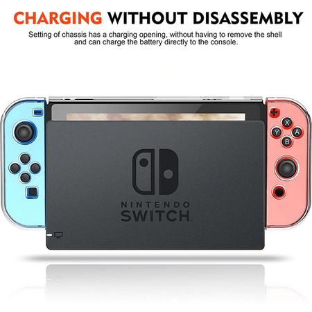 Nintendo Switch hoes transparant - cover