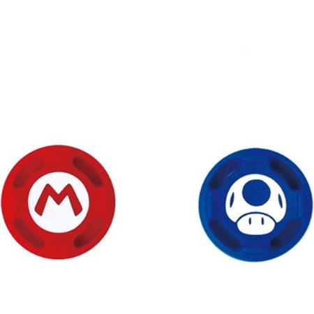 Super Mario - Nintendo Switch thumb / joystick grips - blauw en rood