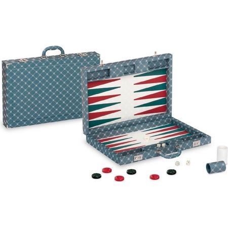 Dal Negro Backgammon-set Prestige 54,5 X 36 Cm Textiel Groen