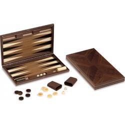   Backgammon-set York 44 X 25 Cm Hout Bruin/beige