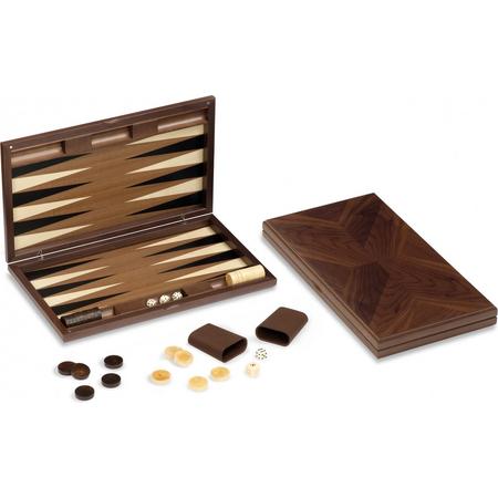 Dal Negro Backgammon-set York 44 X 25 Cm Hout Bruin/beige