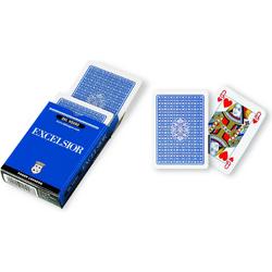 Dal Negro Speelkaarten Excelsior A1 88 Mm Karton Blauw 55-delig