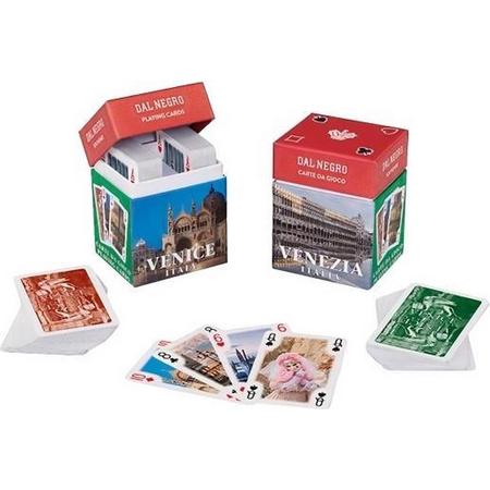 Dal Negro Speelkaarten Mini Souvenir Venezia Karton 110-delig