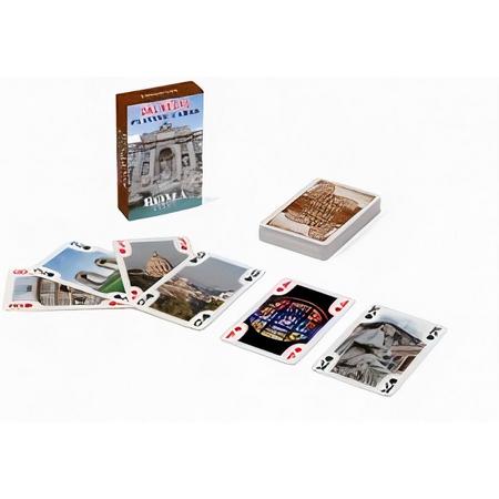 Dal Negro Speelkaarten Roma Karton Bruin 56-delig