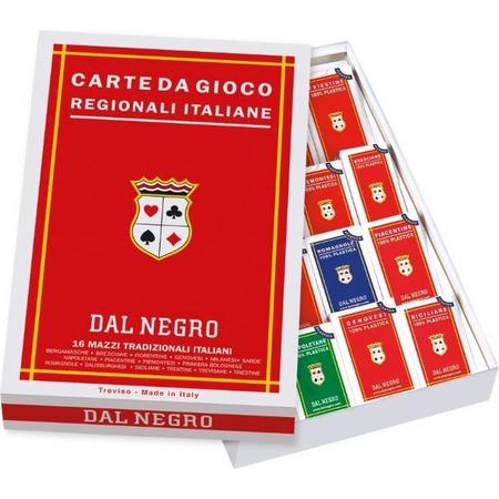Dal Negro Speelkaartenset Regionali 39 Cm Karton/pvc 16-delig