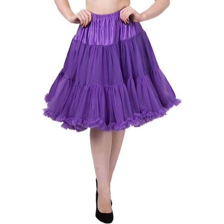 Petticoat lang paars - Vintage Retro Rockabilly - 23 inch lengte - XS/S - Dancing Days