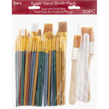 Studio 71 - Artist brush value pack 50pcs
