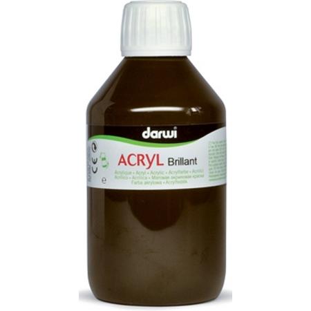 Darwi Glanzende acrylverf bruin