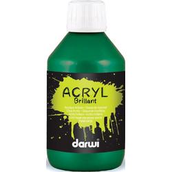 Darwi glanzende acrylverf, flacon van 250 ml, donkergroen