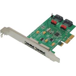 Dawicontrol DC-622e RAID PCI Express x2 2.0 0.6Gbit/s RAID controller