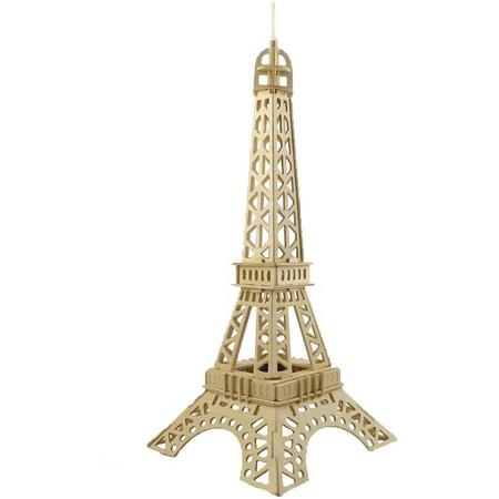 Bouwpakket 3D Puzzel Eiffeltoren- hout