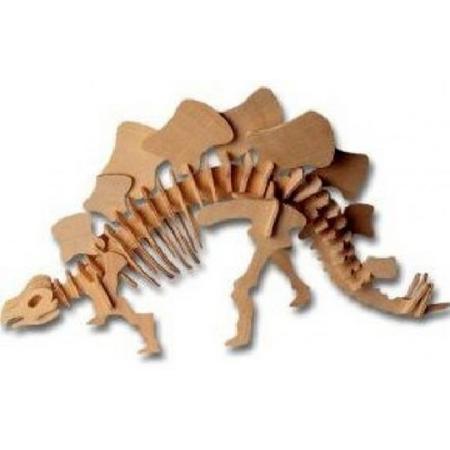 Bouwpakket Stegosaurus- 72 cm.- hout