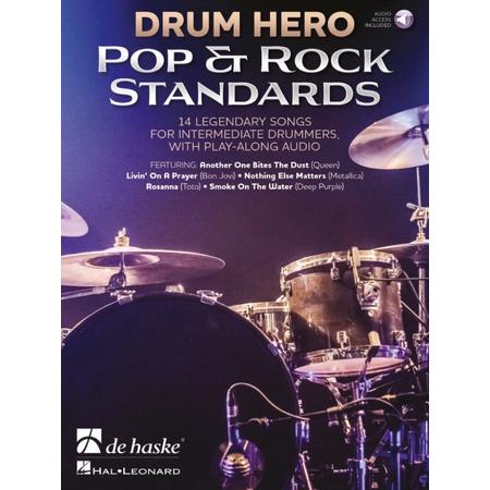 De Haske Drum Hero: Pop & Rock Standards - Play-Along / Multimedia / DVD / CD