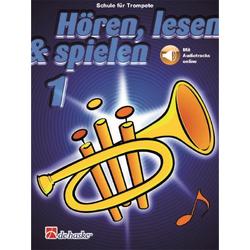 De Haske Hören, lesen, spielen, Band 1 Trompete in B - Educatief